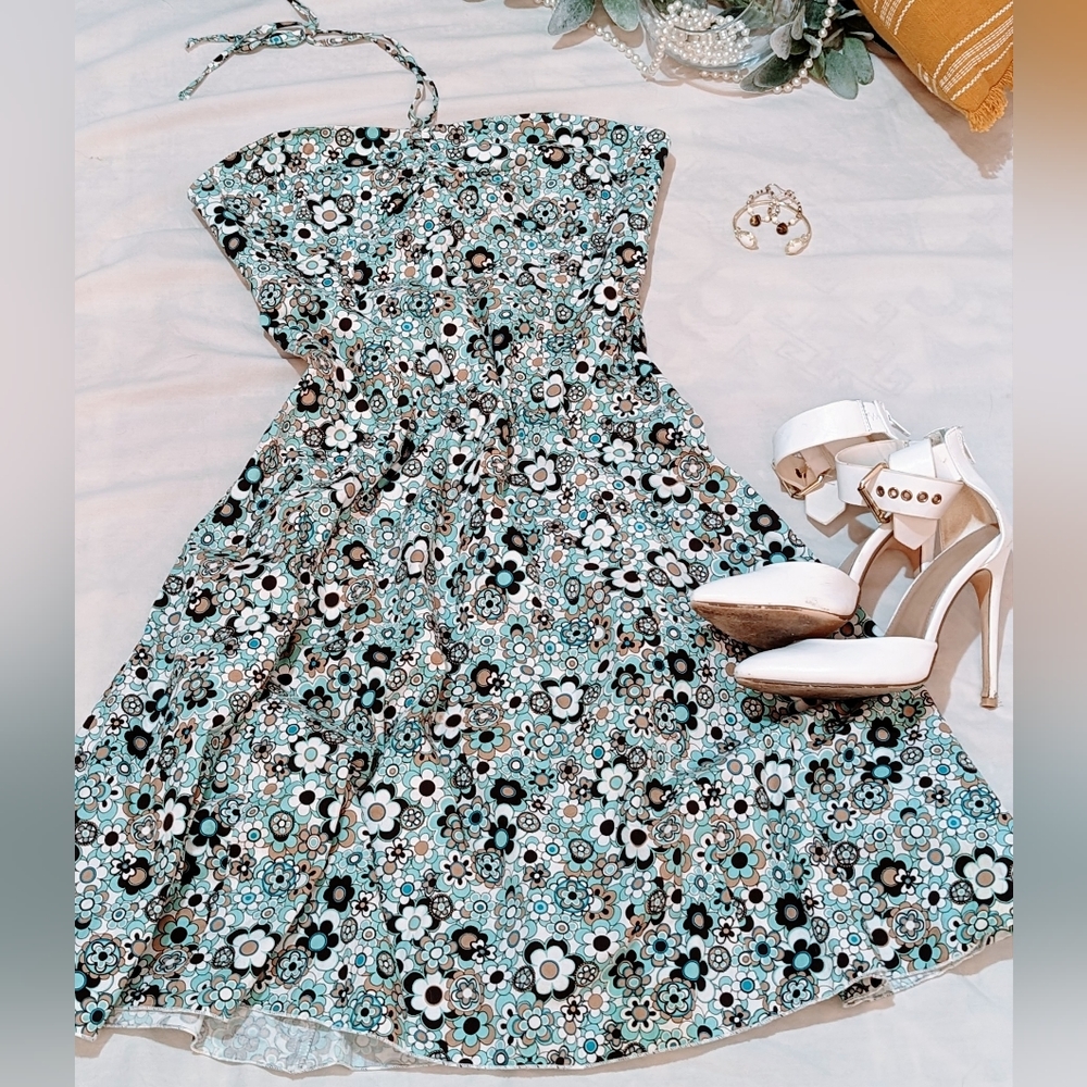 Lapis Halter Dress (NWOT)